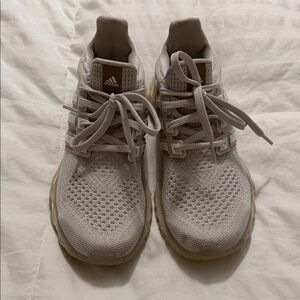 Adidas Gray & Beige Ultraboost Sneakers